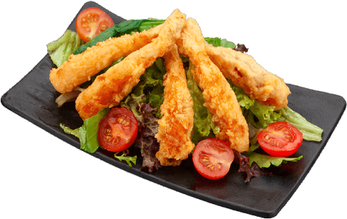 Shrimps Tempura Salad